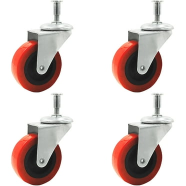 6 Pack Great for Dollies McKay 360° Multi-directional 2.5 Stem Caster with Swivel Wheels Creepers & Shopping Carts 6 Pack Great for Dollies McKay 360° Multi-directional 2.5 Stem Caster with Swivel Wheels Creepers & Shopping Carts